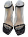 Stuart Weitzman Shoe Size 9 Black Patent Leather Toe Strap Ankle Strap Pumps Black / 9