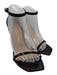 Stuart Weitzman Shoe Size 9 Black Patent Leather Toe Strap Ankle Strap Pumps Black / 9