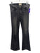 McGuire Size 28 Gray Cotton Denim Button & Zip Front Straight Flare Jeans Gray / 28