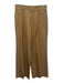Everlane Size 8 Khaki Beige Lyocell & Cotton High Rise Pleated Zip & Hook Pants Khaki Beige / 8