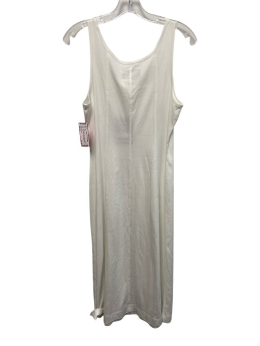 Everlane Size M White Cotton Sleeveless seam detail Below Knee Midi Dress White / M