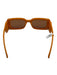 Gucci Orange Acetate Dark Tint Square frame Logo Sunglasses Orange
