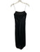 Cinq a Sept Size 0 Black Triacetate & Silk Spaghetti Strap Fringe Detail Dress Black / 0