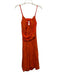 Jonathan Simkhai Size s / 4 Orange Polyester Blend Spaghetti Strap Dress Orange / s / 4
