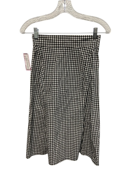 A.L.C. Size xs / 2 Black & White Cotton Gingham Button Front Skirt Set Black & White / xs / 2