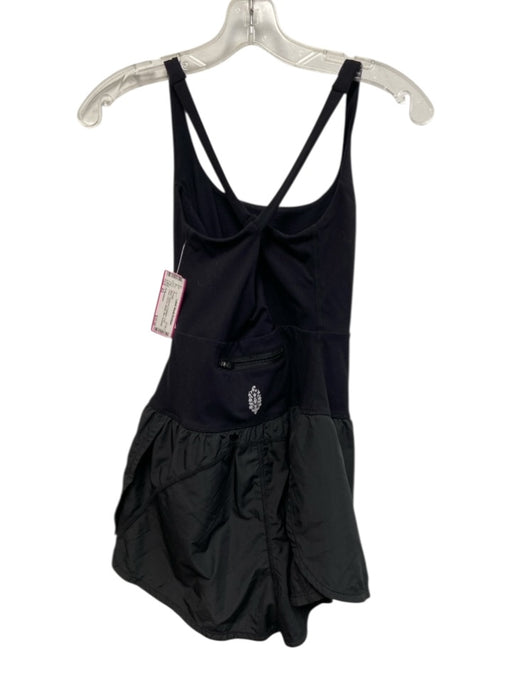 FP Movement Size XS Black Polyamide & Elastane Criss Cross Cut Out Mini Romper Black / XS