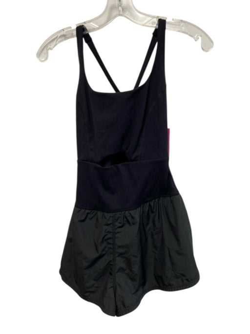 FP Movement Size XS Black Polyamide & Elastane Criss Cross Cut Out Mini Romper Black / XS