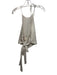 Alice + Olivia Size M White Triacetate & Polyester Satin Feel Halter Tie Top White / M