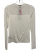 Rag & Bone Size S White Modal Blend Long Sleeve Mesh Stretch Top White / S