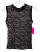 ALLSAINTS Size S Black, Gray & Brown Cotton Blend Sleeveless Animal Print Top Black, Gray & Brown / S