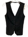 Maeve by ANTHROPOLGIE Size XS Black Polyester Sleeveless Backless Button Up Top Black / XS