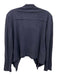 Majestic Filatures Size 1 Blue Linen & Silk Long Sleeve Zip Pocket Cardigan Blue / 1