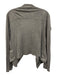 Majestic Filatures Size 1 Grey Linen & Silk Long Sleeve Zip Pocket Cardigan Grey / 1