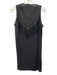 Zadig & Voltaire Size S Grey Linen Semi Sheer Sleeveless chest fringe Dress Grey / S