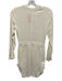 A.L.C. Size xs / 2 Cream White Viscose Blend Long Sleeve Draped Back Zip Dress Cream White / xs / 2
