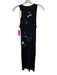 Helmut Lang Size S Black, White & Gray Cotton Rib Knit Sleeveless Splatter Dress Black, White & Gray / S