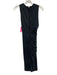 Alice + Olivia Size xs / 2 Gray Black Modal Blend Sleeveless Ruched Side Dress Gray Black / xs / 2