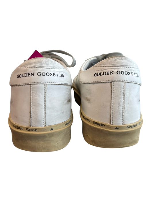Golden Goose Shoe Size 40 White Leather Upper Rubber Sole Distressed Shoes White / 40
