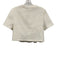 Amanda Uprichard Size XS White & Gold Cotton & Polyester Textured Skirt Set White & Gold / XS