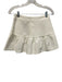 Amanda Uprichard Size XS White & Gold Cotton & Polyester Textured Skirt Set White & Gold / XS