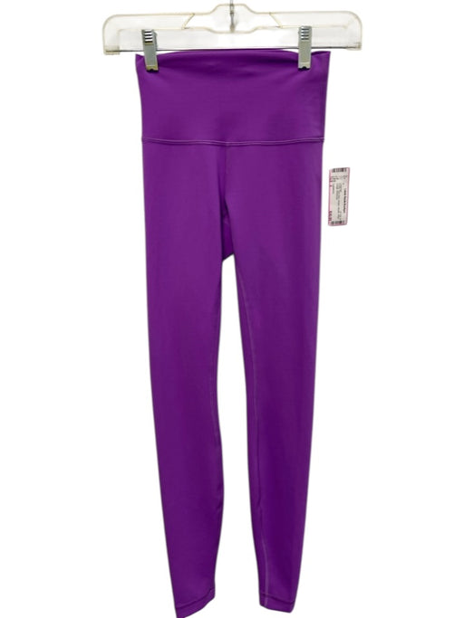 Lululemon Size 2 Purple High Rise Stretch Athletic Ankle Length Leggings Purple / 2