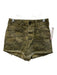 We The Free Size 25 Army Green Cotton Blend Denim Camoflage Patch Pockets Shorts Army Green / 25