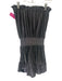 Ramy Brook Size XS Black & Silver Nylon Blend Metallic Sparkle Strapless Top Black & Silver / XS
