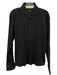 Boss AS IS Size 16.5 Black Cotton Blend Solid Button Up Men's Long Sleeve Shirt Black / 16.5