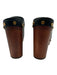 Veronica Beard Shoe Size 7M Black & Brown Leather Wood Sole Studded Clog Mules Black & Brown / 7M