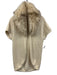 Alice + Olivia Size XS Beige & Brown Cotton & Angora Blend Raccoon Fur Cardigan Beige & Brown / XS