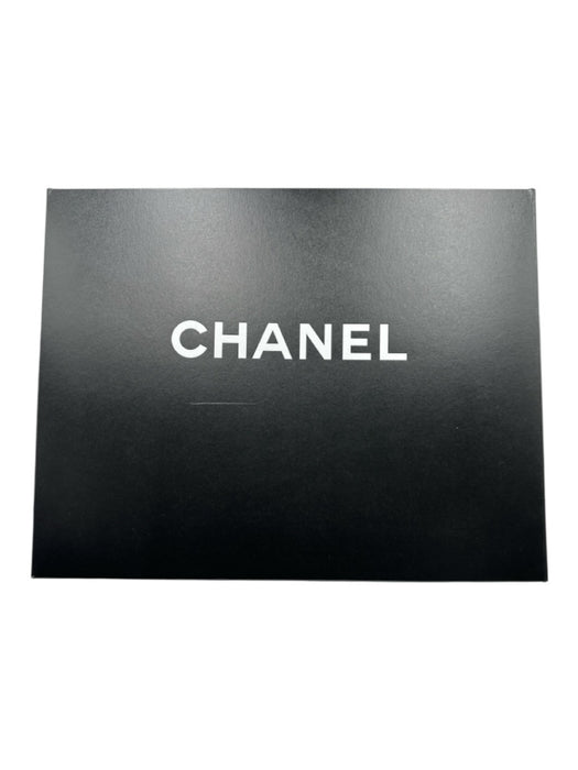Chanel Black Leather Top Handle Quilted Tote Shopper Bag Black / Large