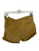 By Anthropologie Size 27 Tan Cotton Button Fly Cuffed Shorts Tan / 27