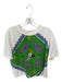 Maeve Size M Green & Purple Cotton Short Sleeve Cheetahs Top Green & Purple / M
