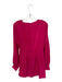House of Harlow Size M Red & Magenta Polyester Long Balloon Sleeve Dress Red & Magenta / M
