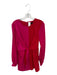 House of Harlow Size M Red & Magenta Polyester Long Balloon Sleeve Dress Red & Magenta / M