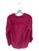 Maeve Size S Magenta Cotton Long Sleeve Textured Button Down Top Magenta / S