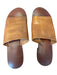 Free People Shoe Size 37.5 Brown Leather Slide Mules Brown / 37.5
