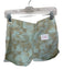 By Anthropologie Size 27 Mint & Brown Cotton Blend High Waist Tie Dye Shorts Mint & Brown / 27