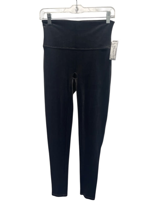 Spanx Size L Gray Green Polyester Velvet Elastic Waist Athletic Leggings Gray Green / L