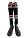 Givenchy Shoe Size Est 7 Black Multi Textile & Rubber Over the Knee Sock Boots Black Multi / Est 7