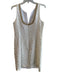 Lilly Pulitzer Size 10 White & Gold No Fabric Tag Sleeveless Back Zip Dress White & Gold / 10