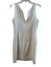 Lilly Pulitzer Size 12 White & Gold No Fabric Tag Sleeveless Back Zip Dress White & Gold / 12