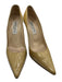 Jimmy Choo Shoe Size 36 Tan Patent Leather Stiletto Pointed Toe Pumps Tan / 36
