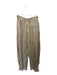 Zara Size S Cream, Red & Green Viscose High Waist Striped Wide Leg Pants Cream, Red & Green / S