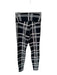 Alo Size S Black & Gray Polyester Blend High Waist Plaid Athletic Leggings Black & Gray / S
