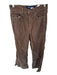 Veronica Beard Size 26 Brown Corduroy High Waist Straight Leg Pants Brown / 26