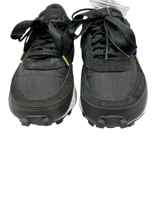 Nike X Sacai Shoe Size 7.5 Black & Green Leather & Synthetic Platform Sneakers Black & Green / 7.5