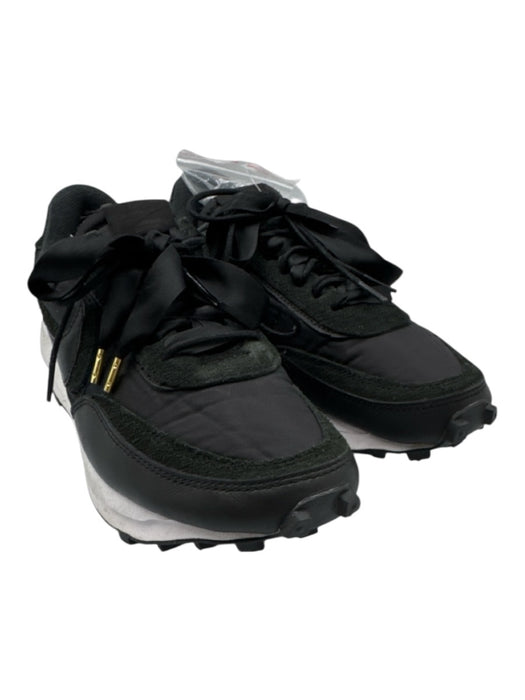 Nike X Sacai Shoe Size 7.5 Black & Green Leather & Synthetic Platform Sneakers Black & Green / 7.5