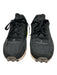 Nike Shoe Size 8.5 Black Leather & Synthetic Platform Athletic Cleat Sneakers Black / 8.5
