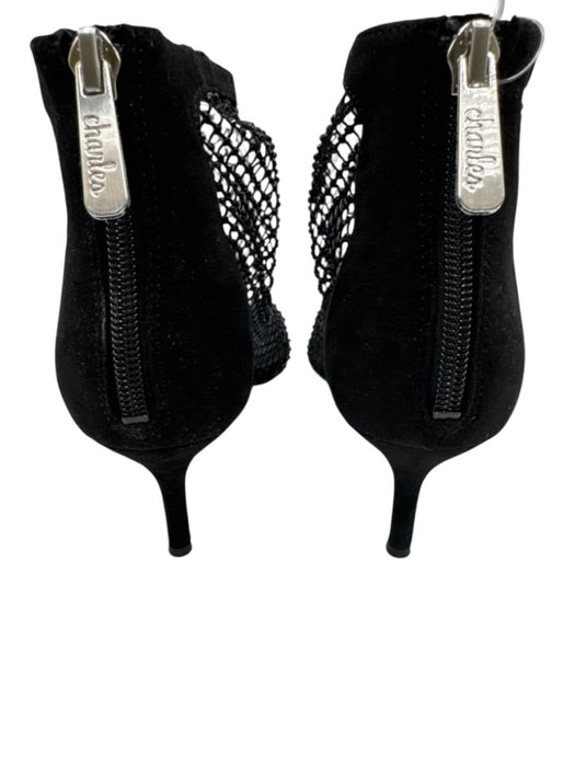 Charles by Charles David Shoe Size 8 Black Manmade Material Stiletto Mesh Pumps Black / 8
